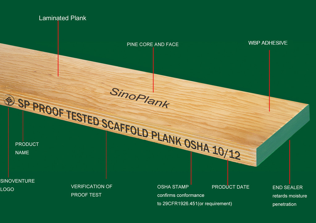 wood planks for scaffolding